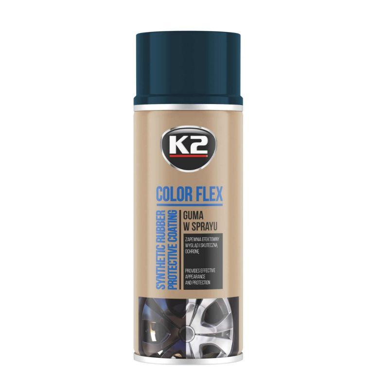 K2 COLOR FLEX rubber spray carbon