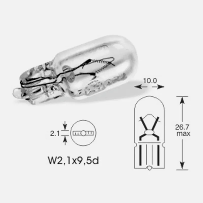 LUCAS 12V 5W W2,1x9,5d W5W sijalice