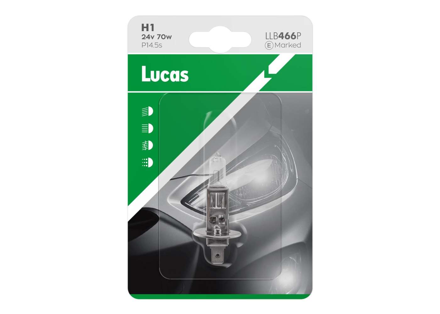 LUCAS 24V 70W P14,5s H1 BLISTER sijalice