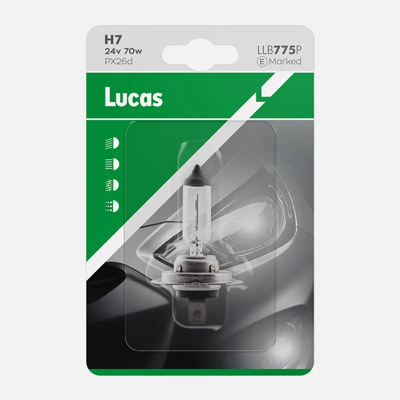 LUCAS 24V 70W PX26d H7 blister sijalice