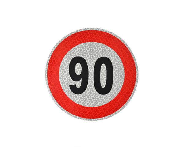 Lucas Oznaka ogranicenja brzine 90, 150 mm REFLEKSNA