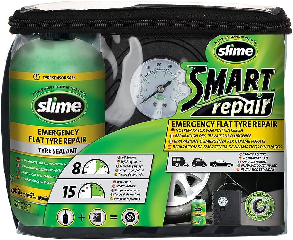 SLIME SMART REPAIR KIT SET ZA KRPLJENJE PNEUMATIKA