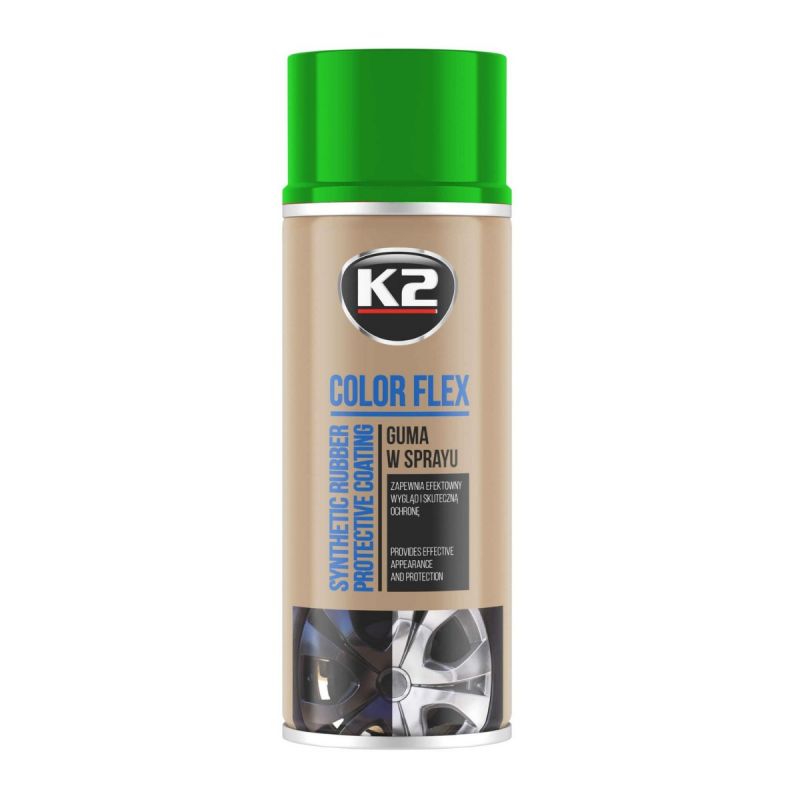 K2 COLOR FLEX rubber spray light green 