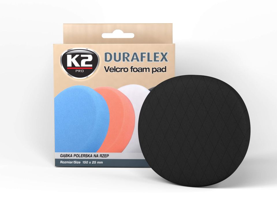 K2 DURAFLEX - velcro foam pad - crna