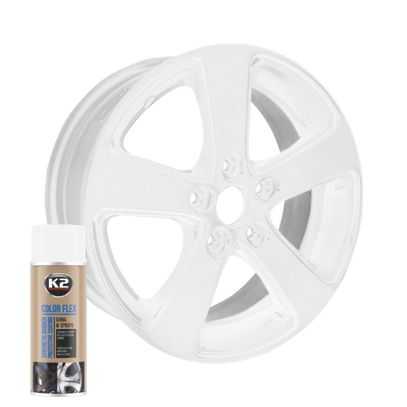 K2 COLOR FLEX rubber spray white 