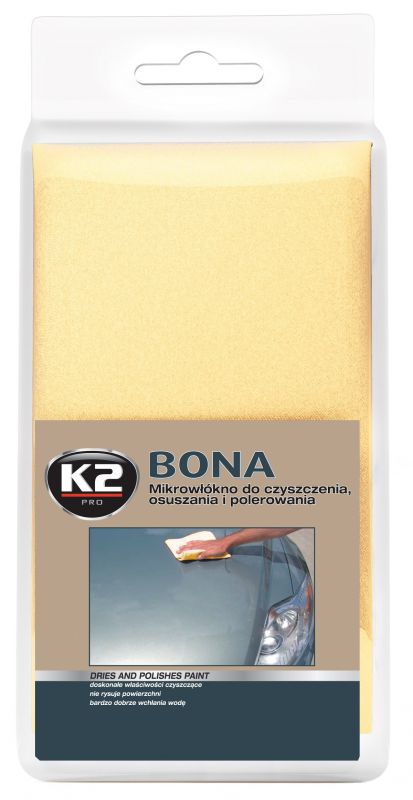 K2 Mikrofiber krpa za poliranje i sušenje 40x40 žuta