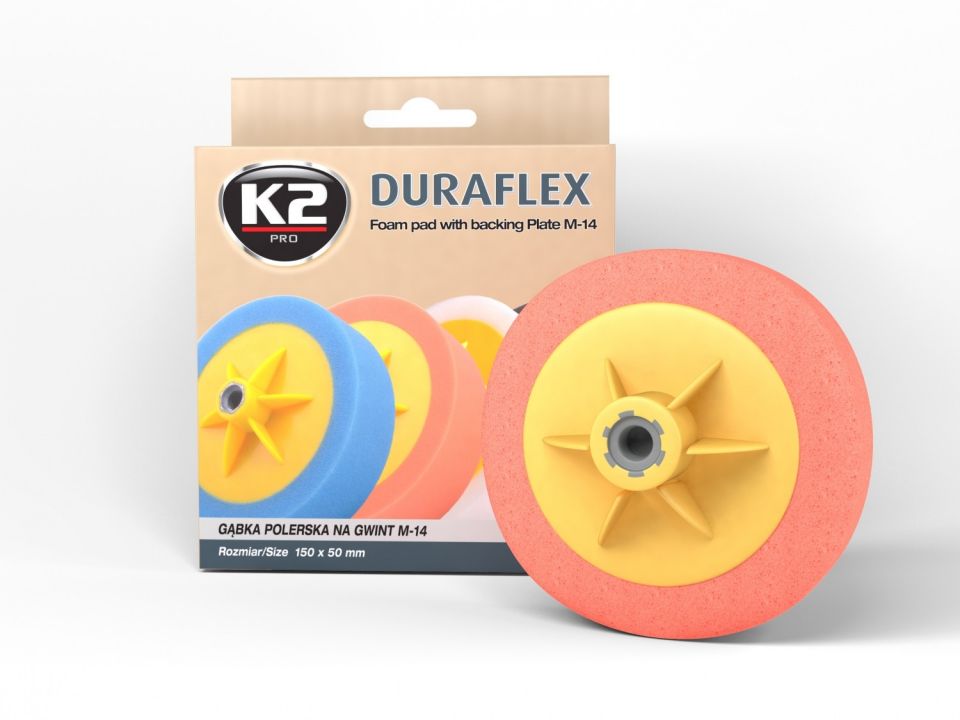 K2 DURAFLEX - foam pad with backing Plate M-14