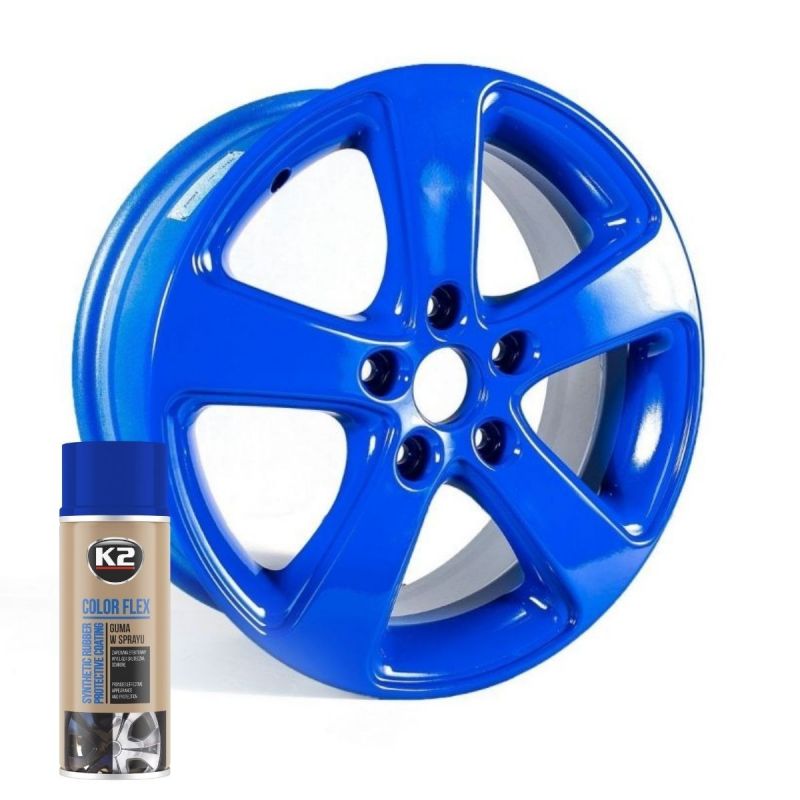 K2 COLOR FLEX rubber spray blue